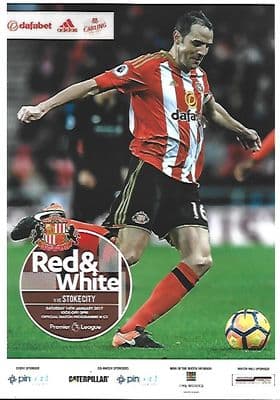 Sunderland v Stoke City Premier League Official Matchday Programme 14th January 2017