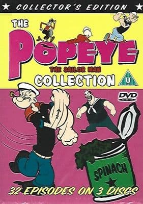 The Popeye The Sailor Man Collection - Genuine Region 2 DVD