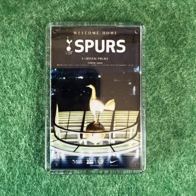 Tottenham Hotspur First Match at New Stadium Programme Cover  Fridge Magnet
