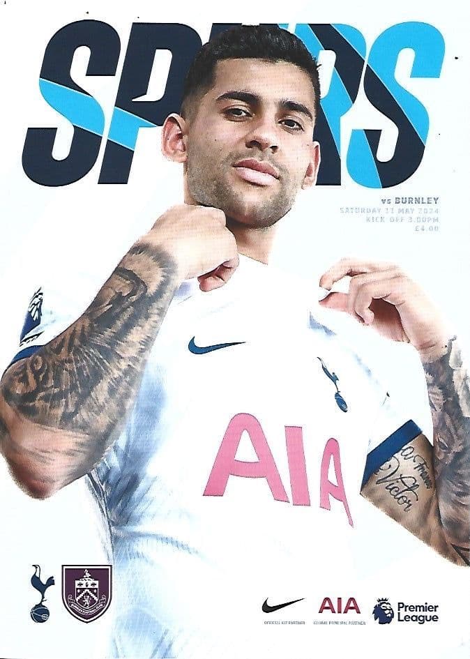 Tottenham Hotspur v Burnley Official Premier League Matchday
