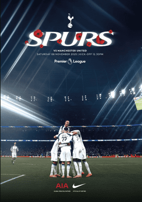 Tottenham Hotspur v Manchester United Official Matchday Programme 2025/26 - PRE-ORDER