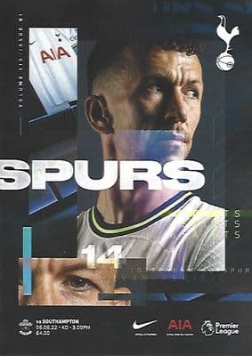Tottenham Hotspur v Southampton Official Matchday Programme 2022/2023 - 6th August 2022