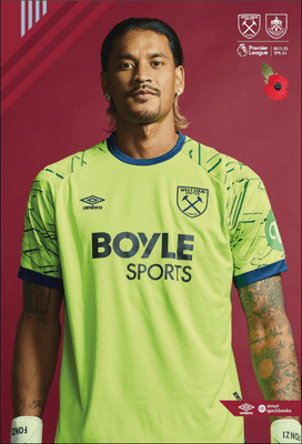 West Ham United v Burnley Official Matchday Programme 2025/26 - PRE-ORDER