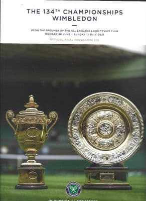 Wimbledon 2021 Championship THE FINAL Official Programme