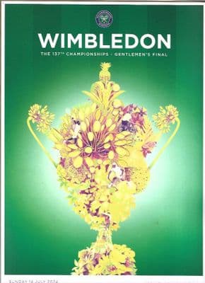 Wimbledon 2024 Championship Day 14 MENS FINAL Official Programme - 14th July 2024