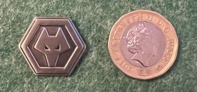 Wolverhampton Wanderers Pewter Crest Enamel Pin Badge