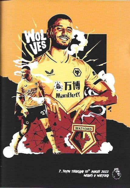 Wolverhampton Wanderers v Watford Official Matchday Programme