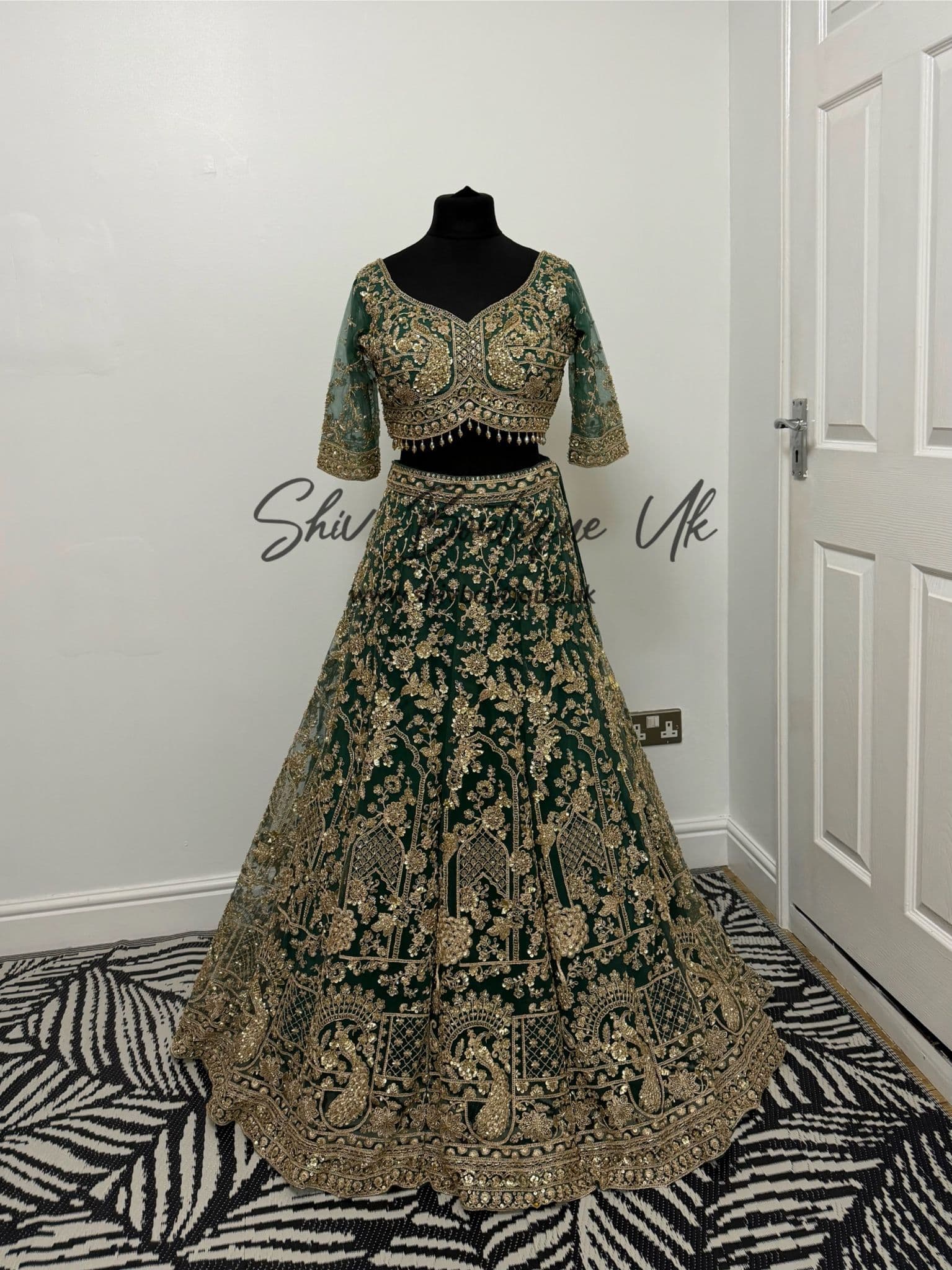 green emerald velvet dress Long Shiva Dress - Jersey (clearance) main image 0