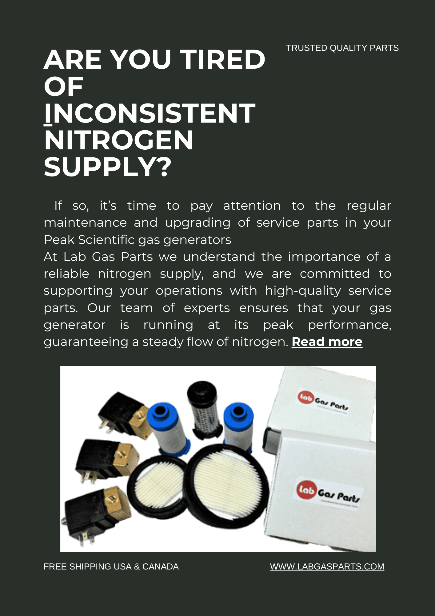 Are you tired of inconsistent nitrogen supply?