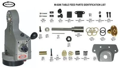 0206-150 SERVO 150 FEED (X AXIS / 6F)