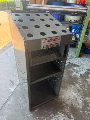 Original Bridgeport 'Bristol Erickson' Tool Cabinet