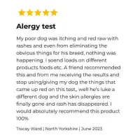 Dog Intolerance Test for Itching & Tummy Issues | 400 Items | Itchy Dog