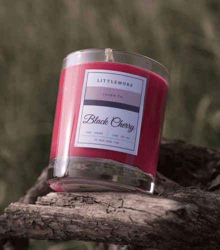 BLACK CHERRY SOY WAX CANDLE