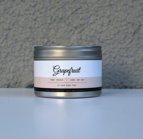 GRAPEFRUIT CANDLE TIN