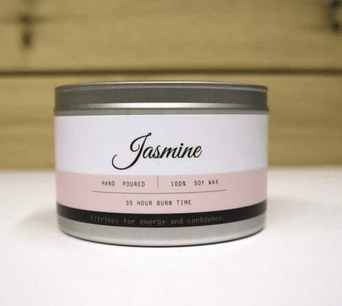 JASMINE CANDLE TIN