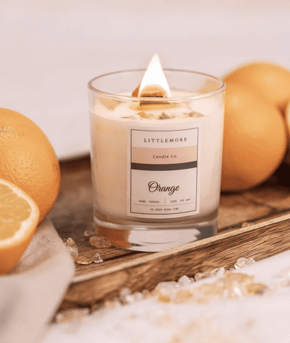 ORANGE SOY WAX CANDLE