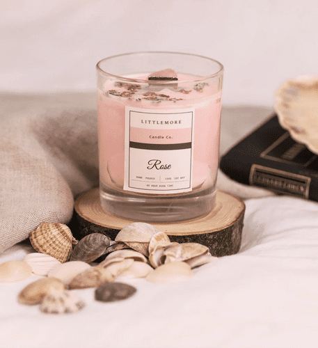 ROSE SOY WAX CANDLE