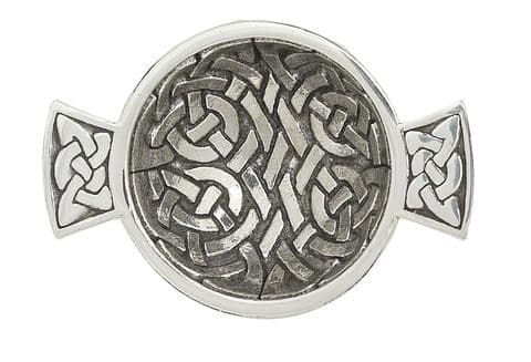 1.75" Celtic Weave Mini Pewter Quaich QA10CC