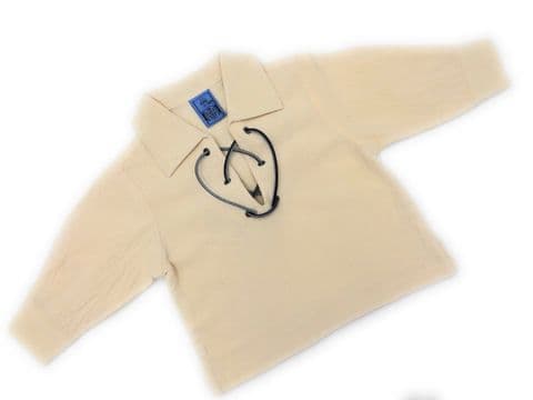 100% Cotton Childrens Natural Scottish Ghillie Shirts