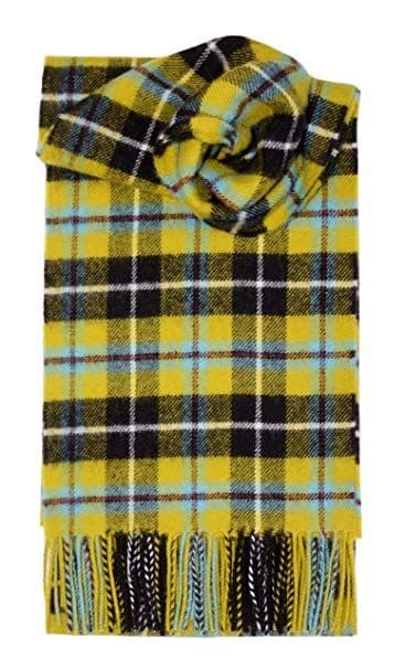 100% Lambswool Extra Long Scarf Made in Scotland - Cornish National Tartans - Wool Scarf