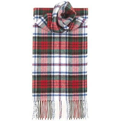 100% Lambswool Extra Long Scarf Made in Scotland - Macduff Dress Modern Tartans - Wool Scarf