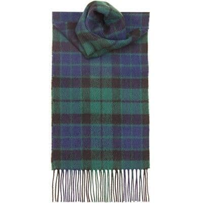100% Lambswool Extra Long Scarf Made in Scotland - Mackay Modern Tartans - Wool Scarf