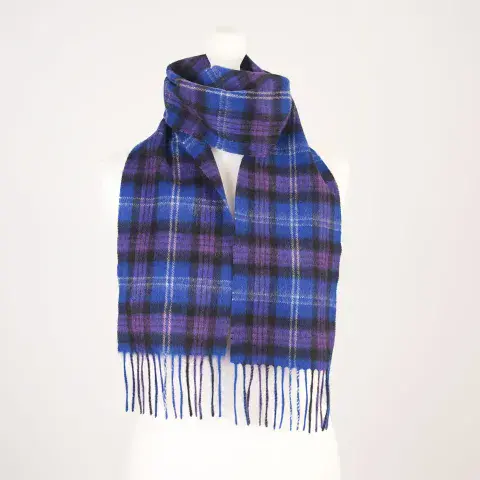 100% Lambswool Mini Scarf - Heritage of Scotland Tartan - Luxury Soft - Excellent Size