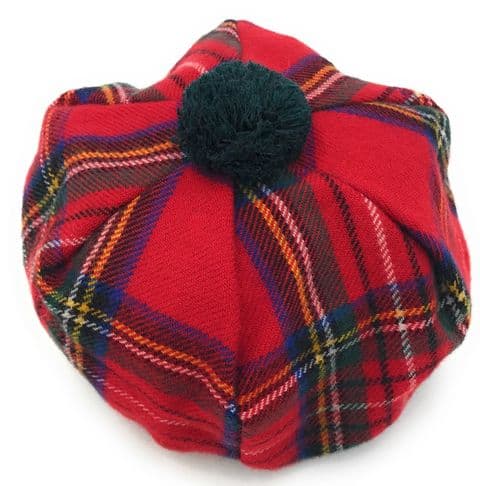 100% Wool Ladies Royal Stewart One Size Tam - Made in Scotland