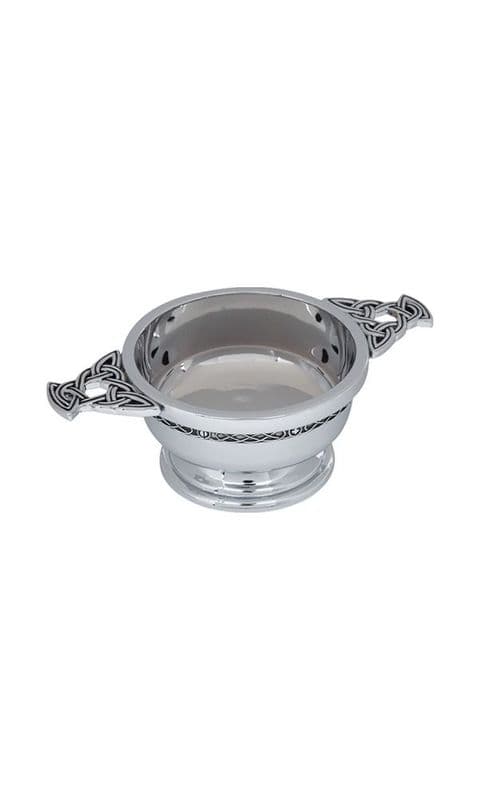 2" Celtic Chrome Plated Quaich QASP