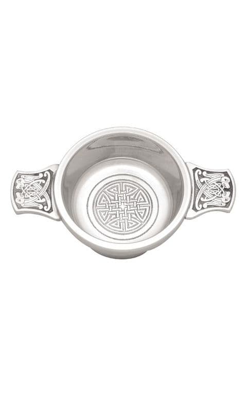 2.5" Celtic Pewter Quaich QA2C