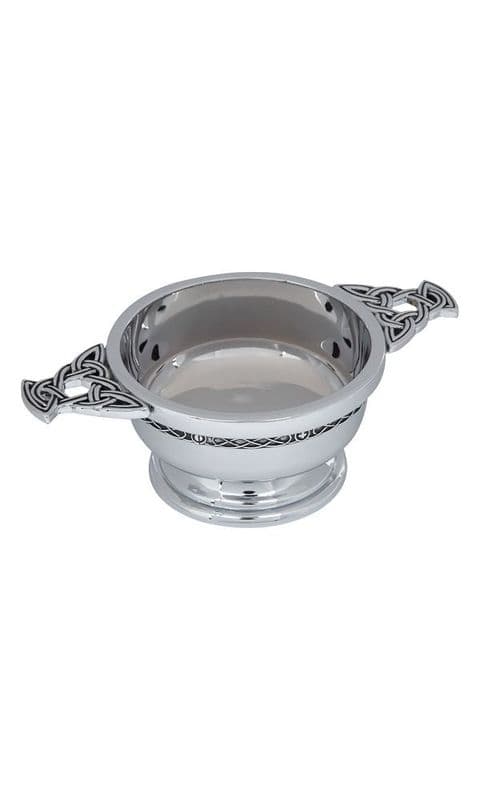 3" Celtic Chrome Plated Quaich QA3SP
