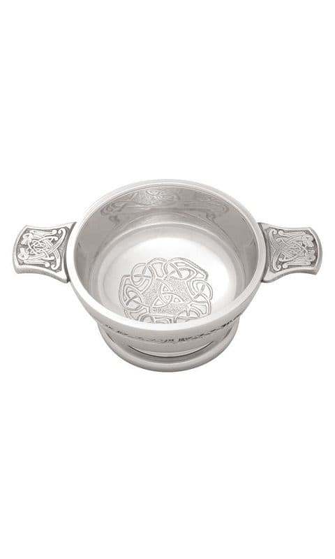 3" Celtic Pewter Quaich QA3C