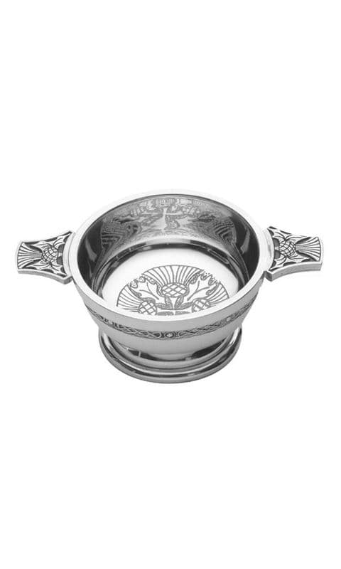 3" Thistle Pewter Quaich QA3TT