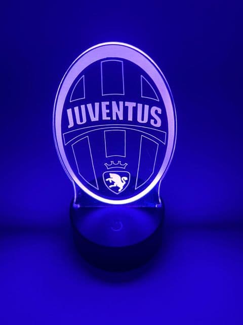 3D Lamp | Juventus FC. | Kids & Adults | 7 Colour Change | Touch Control | Night Light |