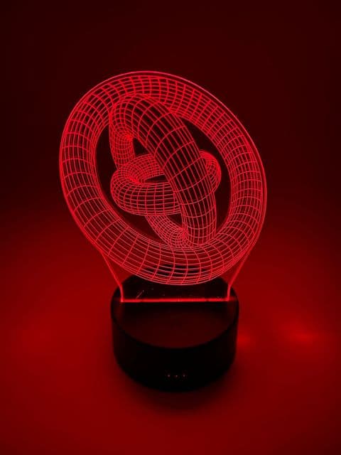 3D Lamp | Kids & Adults | 7 Colour Change | Touch Control | Night Light |