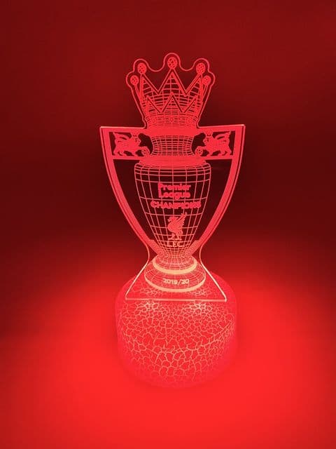 3D Lamp | Liverpool F.C. | Kids & Adults | 16 Colour Change | Remote Control | Night Light |