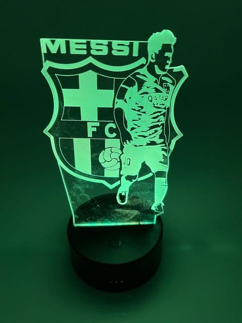3D Lamp | Messi | Kids & Adults | 7 Colour Change | Touch Control | Night Light |