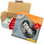 3ply Paper Soft Napkins - 33x33cm - Robert Burns - Pack of 120 - Scottish Gift in Burns Night