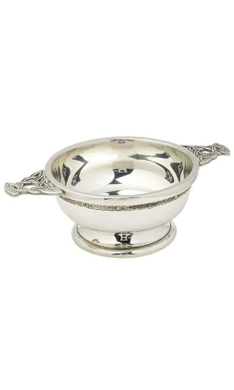 5" Celtic Pewter Quaich QA50C