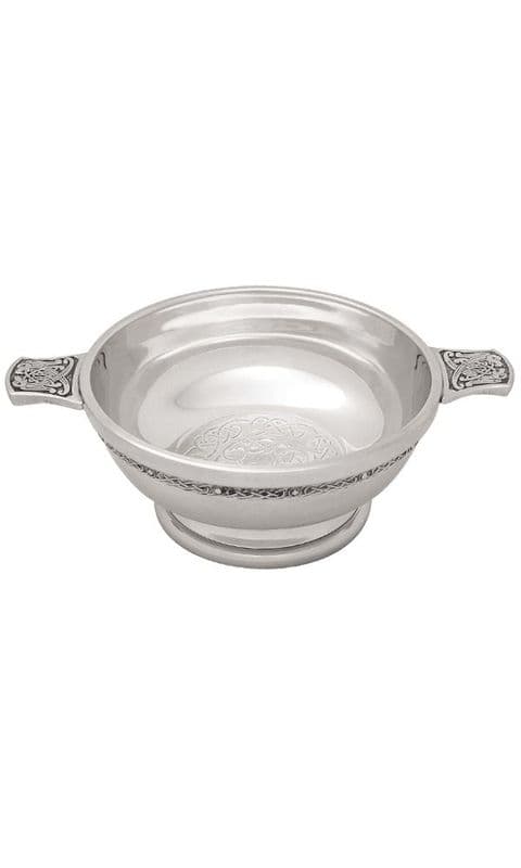 5" Celtic Pewter Quaich QA5C