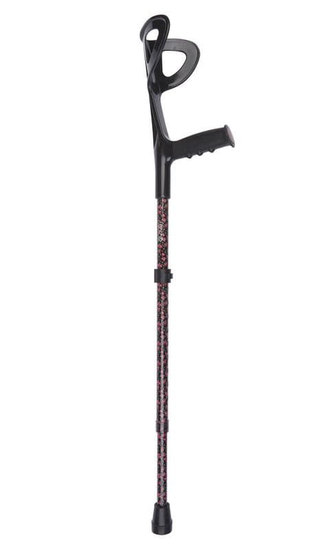 Adjustable Aluminium Crutch with Textured Handle, Lightweight and Strong – Multiple Colours