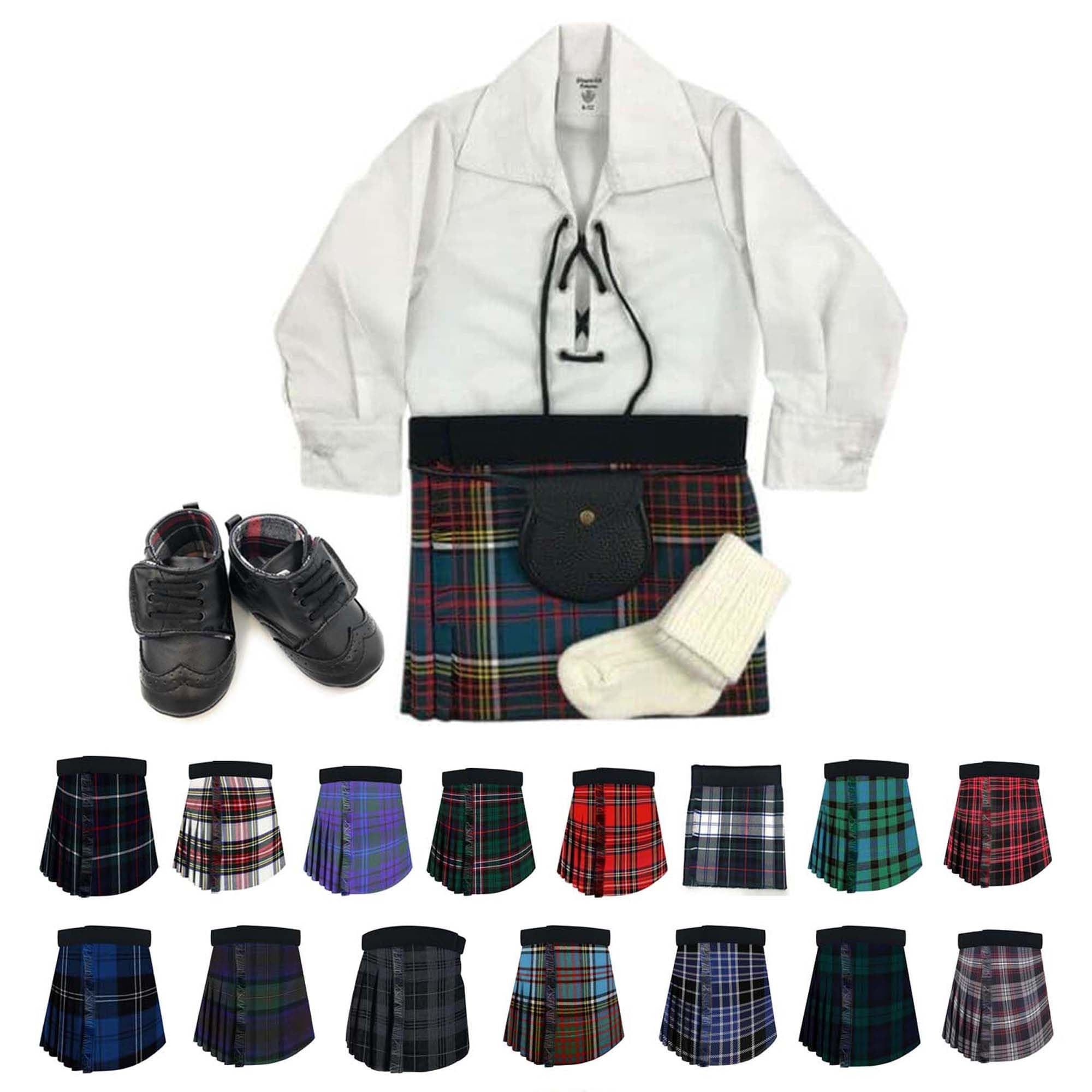 Babies Traditional Kilts Outfits Scottish Tartan Anderson With