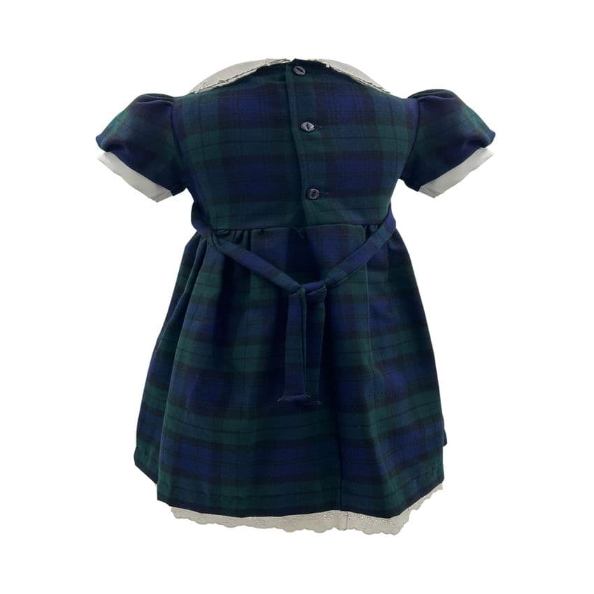 Black Watch Kids Tartan Dress Belt Ties Made in UK Girls frock Scottish  Heritage Gift 12m-4Y