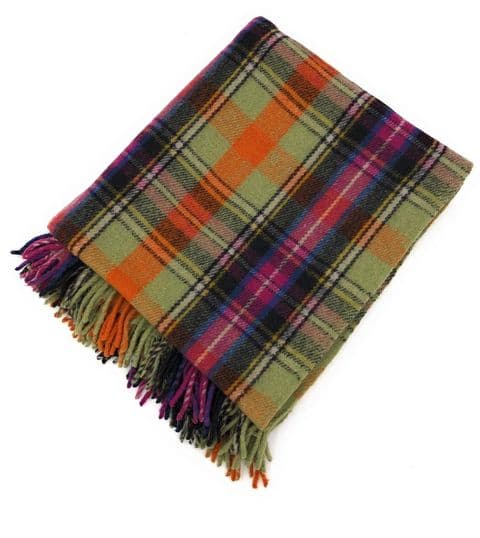 Blanket - Wool Blend, Premium Quality - Scottish Heritage Gift -Bruce of Kinnaird
