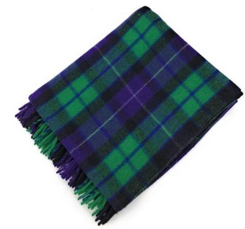 Blanket - Wool Blend, Premium Quality - Scottish Heritage Gift -Freedom