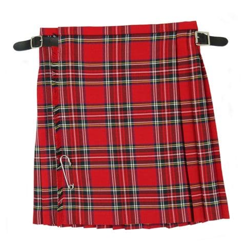 Boys Kilt by Braw Clans Tartan - Royal Stewart - Sizes 6M-6Y - Machine Washable - Scottish Gift