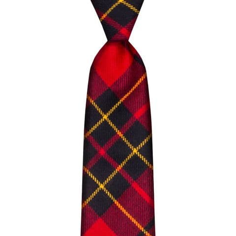 Brodie Red Modern Tartan Tie