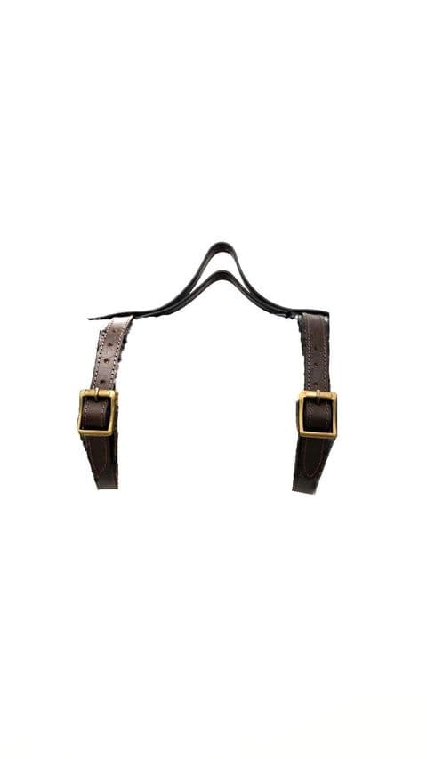 Brown Carrying Leather Bag Belt/Strap For Rug Brand New