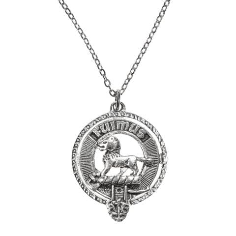 Bruce Clan Pendant | Pure Pewter Metal | Gift Presentation | 18" chain | Premium Elegant Necklace