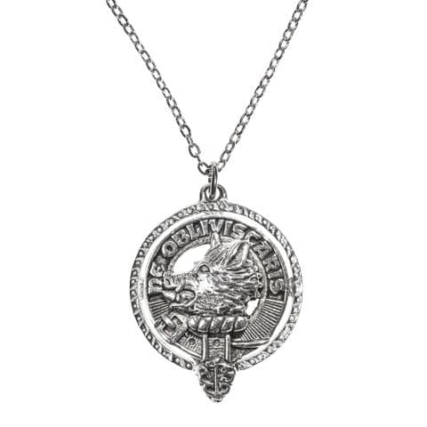 Campbell Clan Pendant | Pure Pewter Metal | Gift Presentation | 18" chain | Premium Elegant Necklace